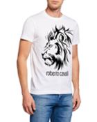 Men's Lion Graphic-print T-shirt