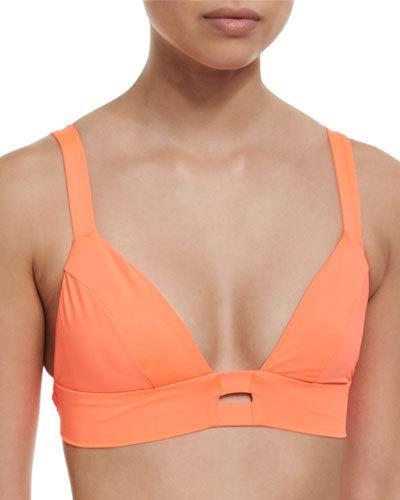 Neutra Bralette Swim Top, Orange