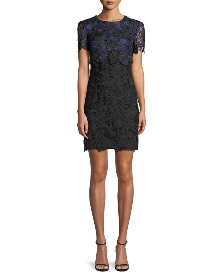 Caterina Bluebell Lace Popover