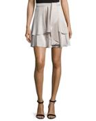 Flowy Layered-hem