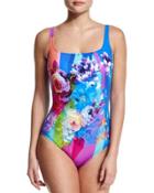 In Bloom Floral-print One-piece