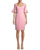 Monaco Cold-shoulder Bow Dress