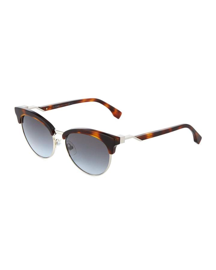 Tortoiseshell Acetate/metal Browline