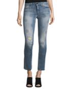 Lily Slim Straight-leg Cropped Jeans