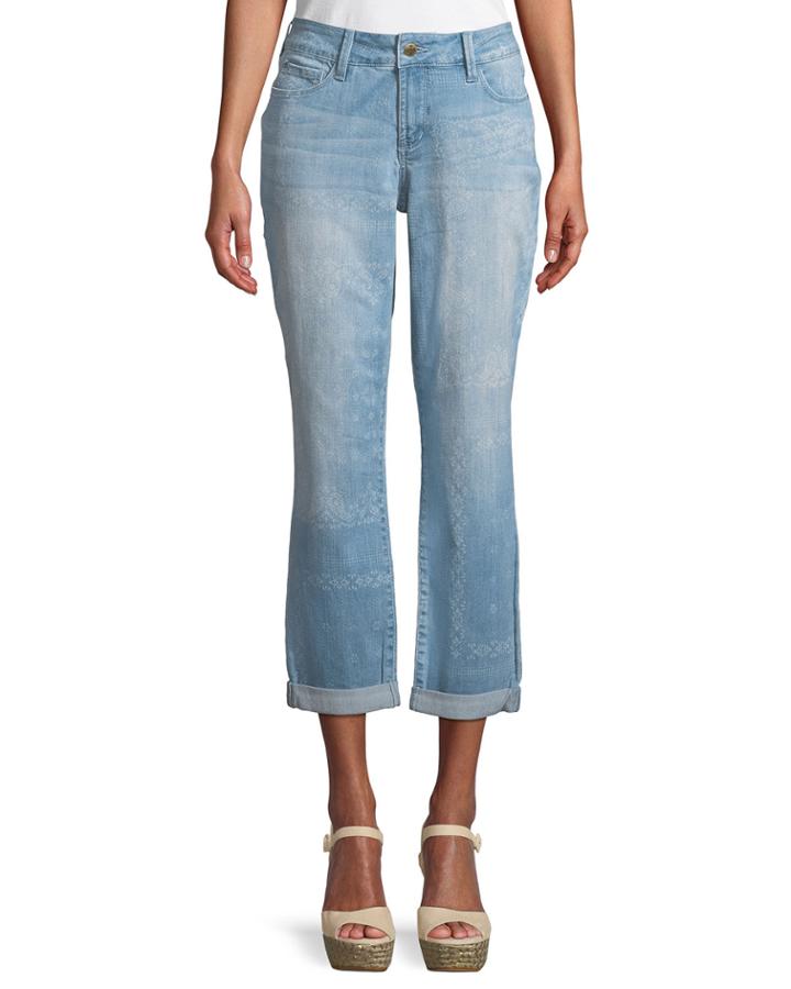 Jessica Medallion-washed Boyfriend Jeans