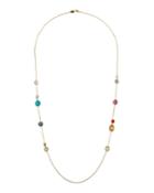 18k Rock Candy Mixed-stone Long Necklace In