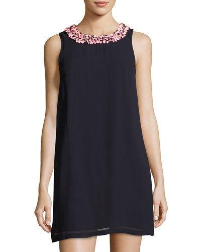 Samba Star Shift Dress, Navy