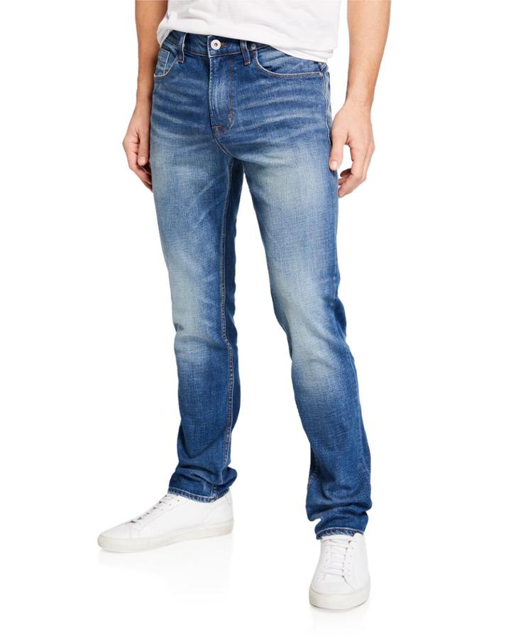 Men's Sartor Relaxed Skinny Denim Jeans,