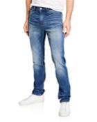 Men's Sartor Relaxed Skinny Denim Jeans,