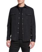Men's Wool-blend Long-sleeve