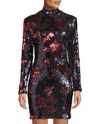 Katy Long-sleeve Sequin Bodycon Dress