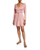 Lotti Long-sleeve Belted A-line Dress