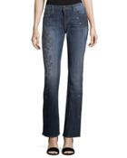 Kelly Embroidered Boot-cut Jeans