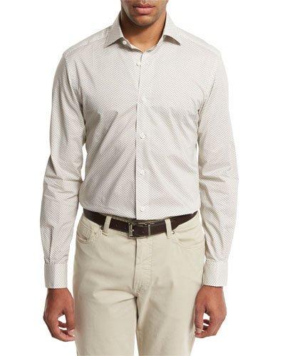 Geo-print Sport Shirt,