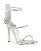 Metallic Leather 3-band Crystal