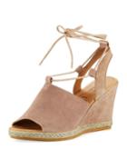 Whatnot Suede Wedge Espadrilles
