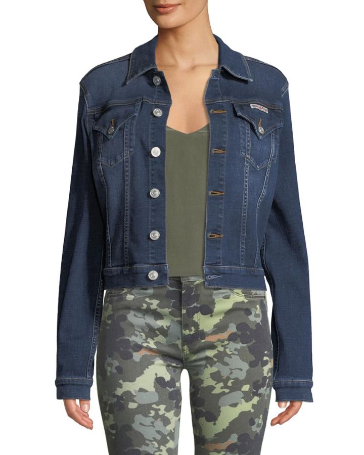Button-down Denim Jacket