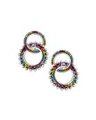 Truby Double Hoop Earrings, Rainbow