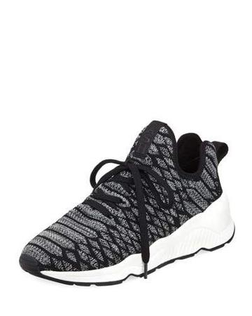 Magma Knit Stretch Sneaker, Black/gray