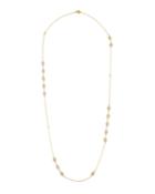 Geo Pave Harlequin Asymmetric Wrap Necklace