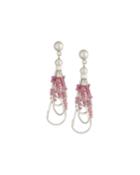 Gurhan Tipsy Rain Beaded Tourmaline Drop Earrings, Women's,
