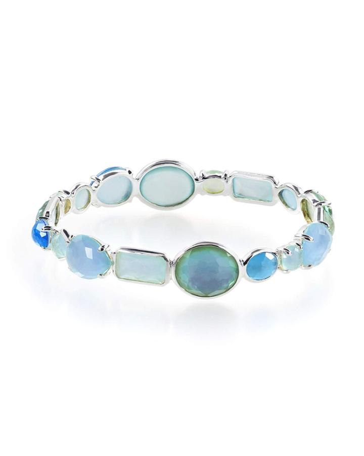 Rock Candy Mixed-stone Bangle In Blue