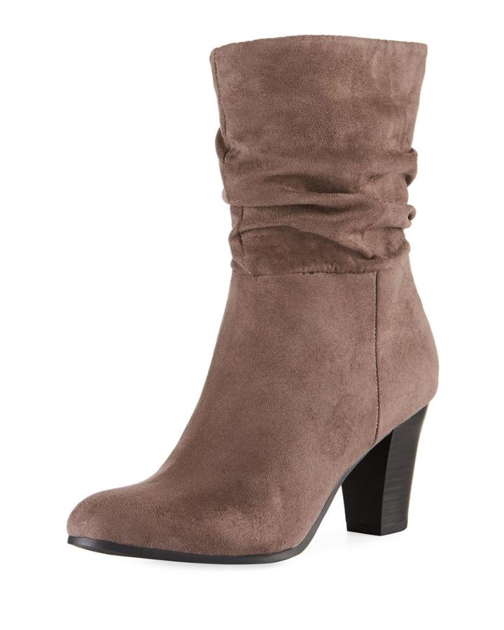Whitney Scrunchy Booties