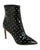 Rockstud Spike Quilted Patent Booties