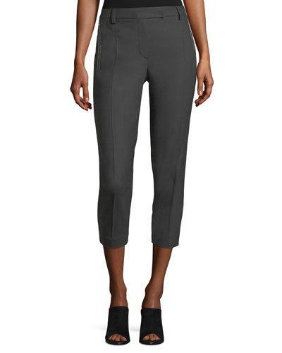 Tropical Luxury Wool-blend Pants