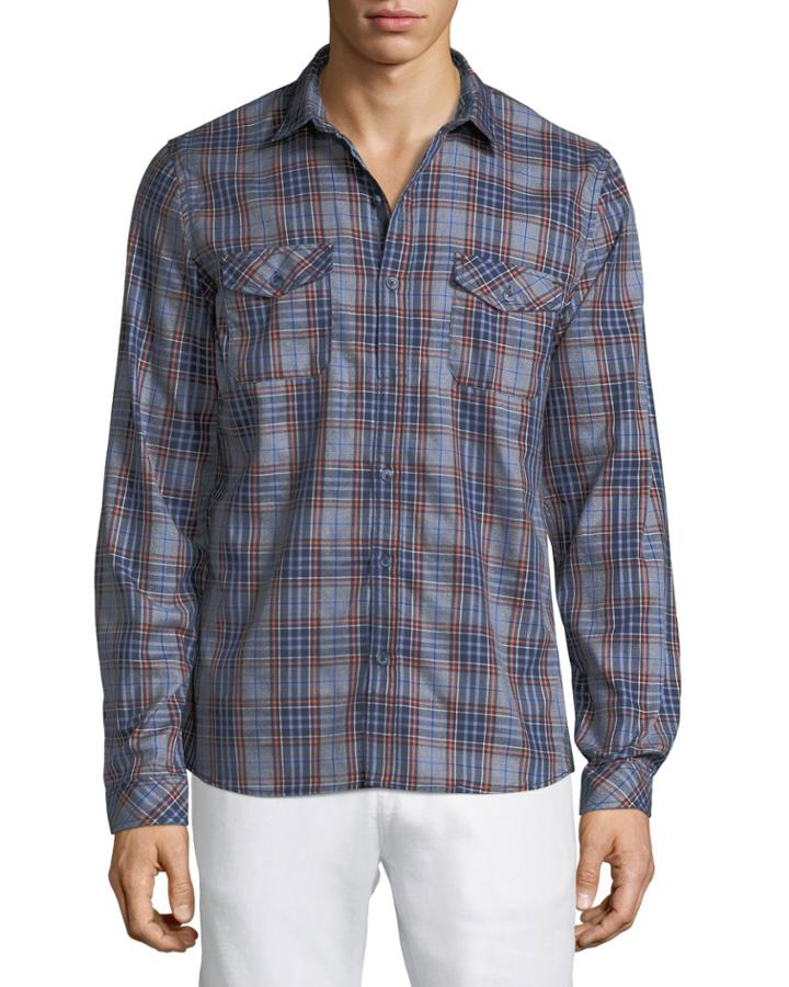 Men's Molsen Plaid Long-sleeve