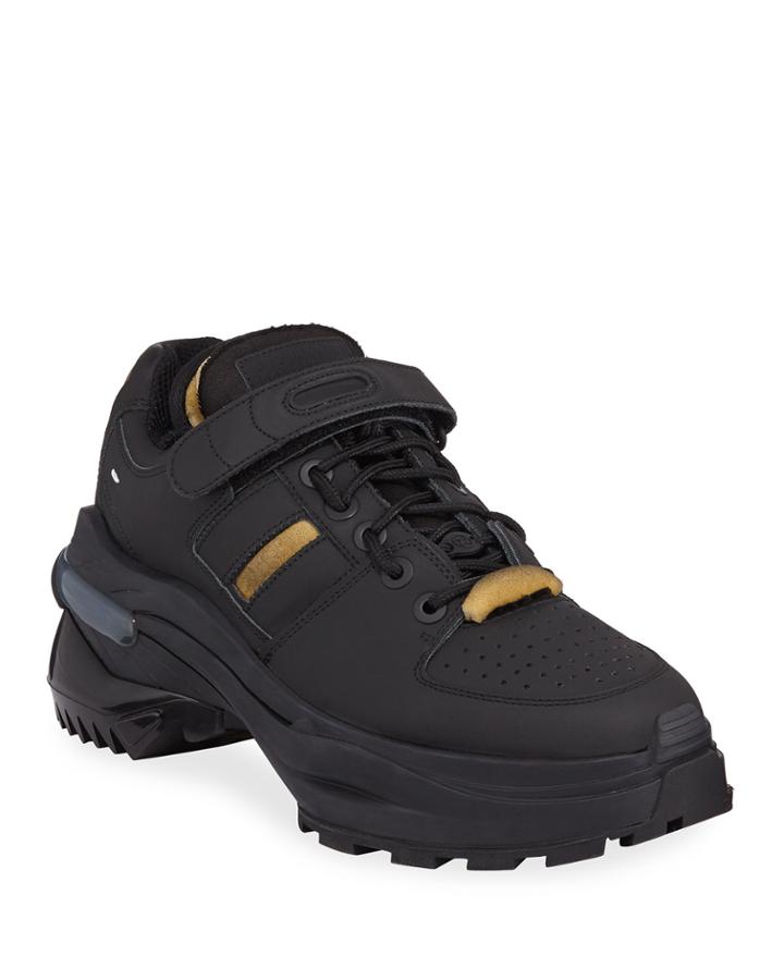 Men's Retrofit Leather Trainer