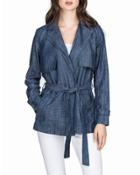 Chambray Trench Jacket, Dungaree