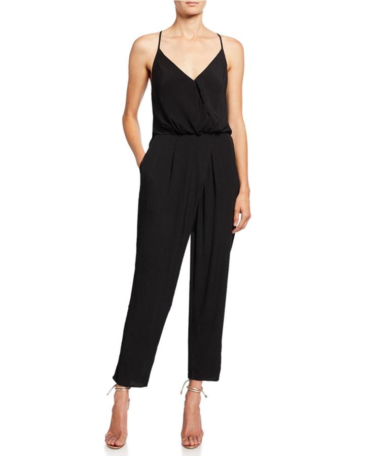 Sterling Sleeveless Wrap Jumpsuit