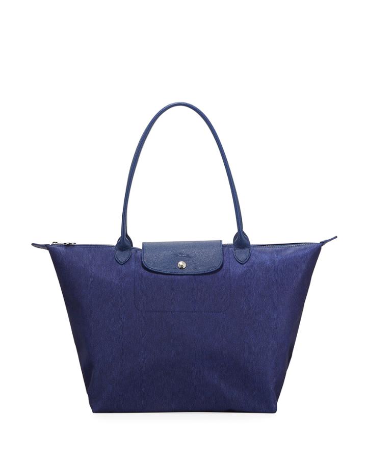 Le Pliage Neo Jeans Shoulder Tote Bag