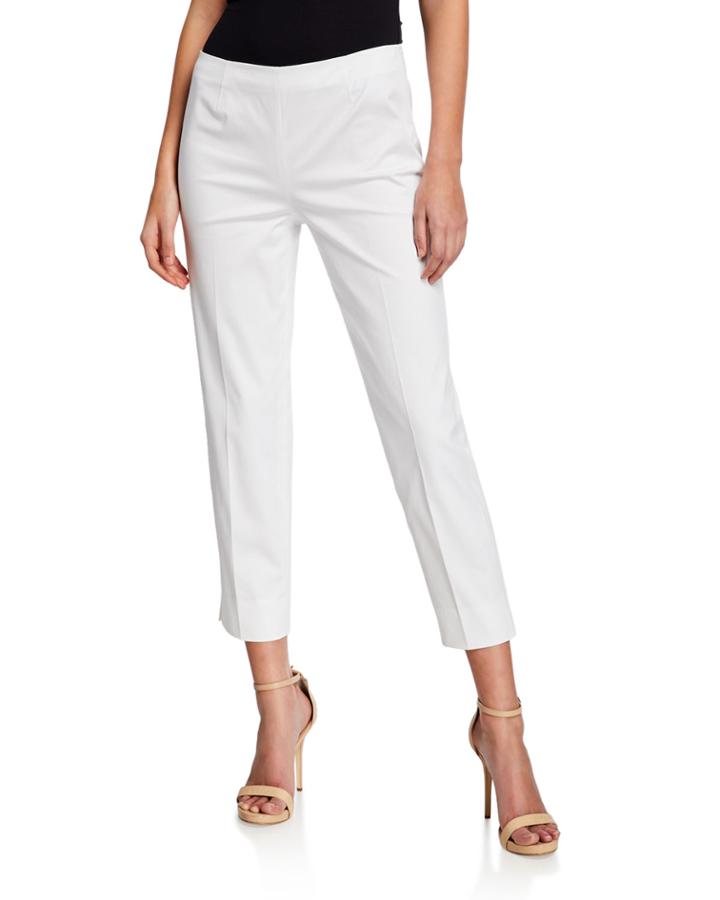 Bleecker Cropped Stretch-cotton Pants