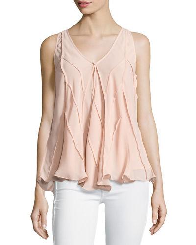 Sleeveless Flowy Georgette Blouse