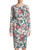 Blouson-bodice Floral-print
