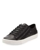 Silks Zipper-trim Leather