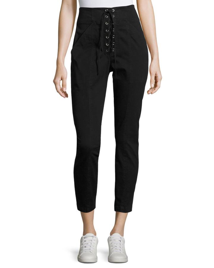 Kyle Lace-up Ankle Pants