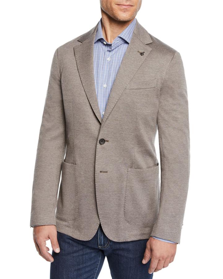 Men's Knit Blazer