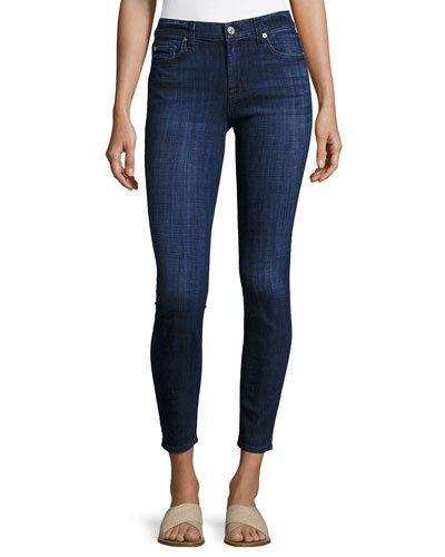 The Ankle Skinny Jeans, Dark Blue