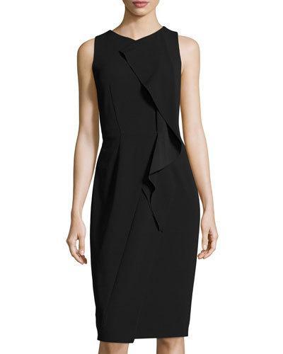 Scuba-crepe Ruffled