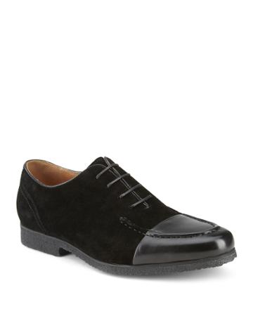 Men's Basalt Lace-up Suede Dress