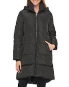 Wide-channel Quilt Down Puffer Coat
