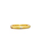 Hoopla 24k & Platinum Diamond Stacking Ring,
