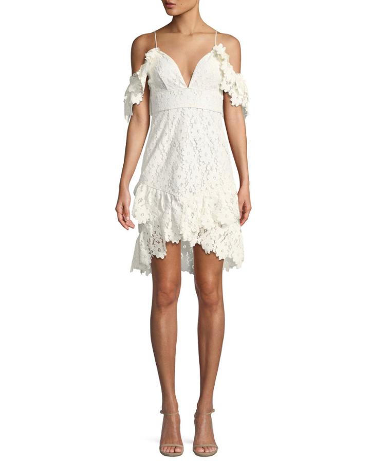 Dana Painted Lace Cold-shoulder