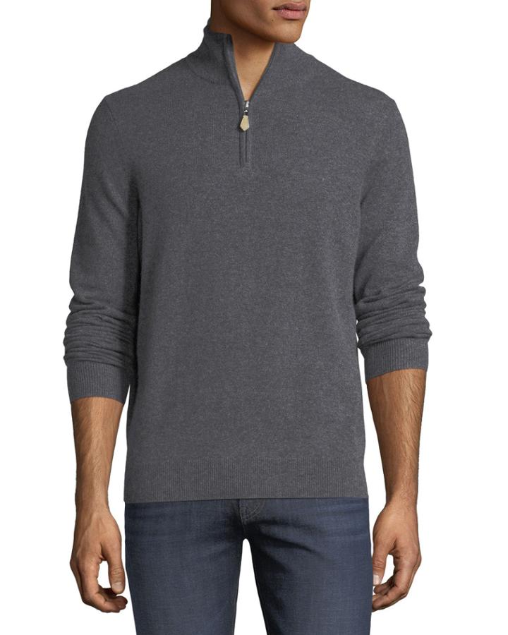 Half-zip Cashmere