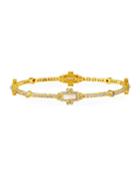 Mother-of-pearl Bar-station Bangle