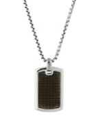 Men's Classic Chain Jawan L Dog Tag Necklace,