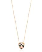 Cubic Zirconia Panther Pendant Necklace